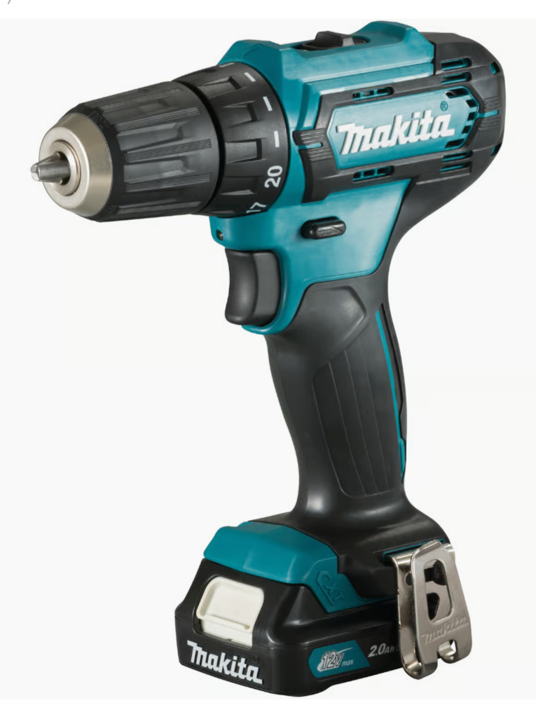 Makita 12v kompakt verktøypakke (drill + utstyr)