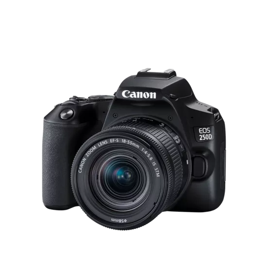 Canon 250d and 18-55mm lens