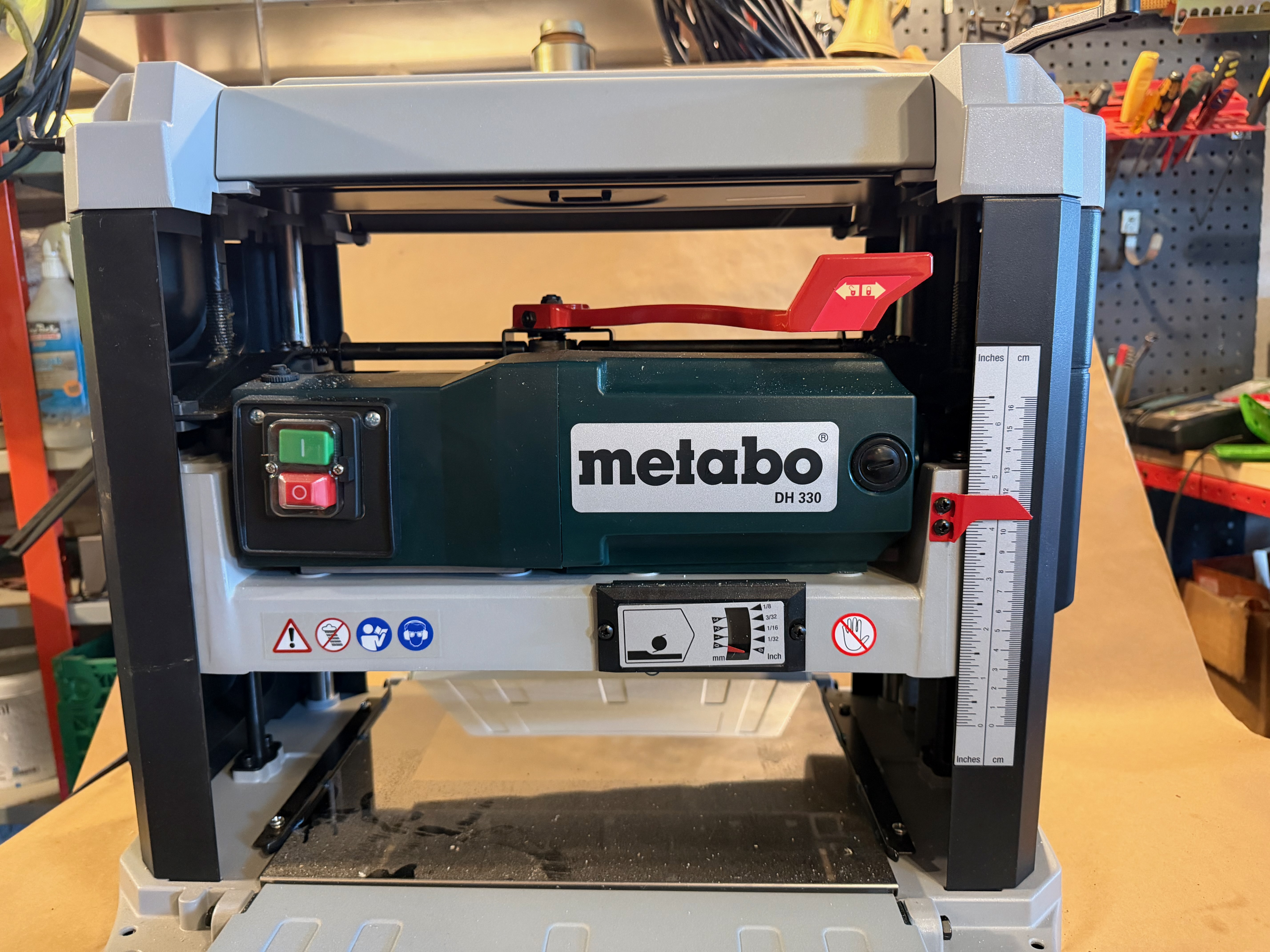 Metabo avrettings- og tykkelseshøvel
