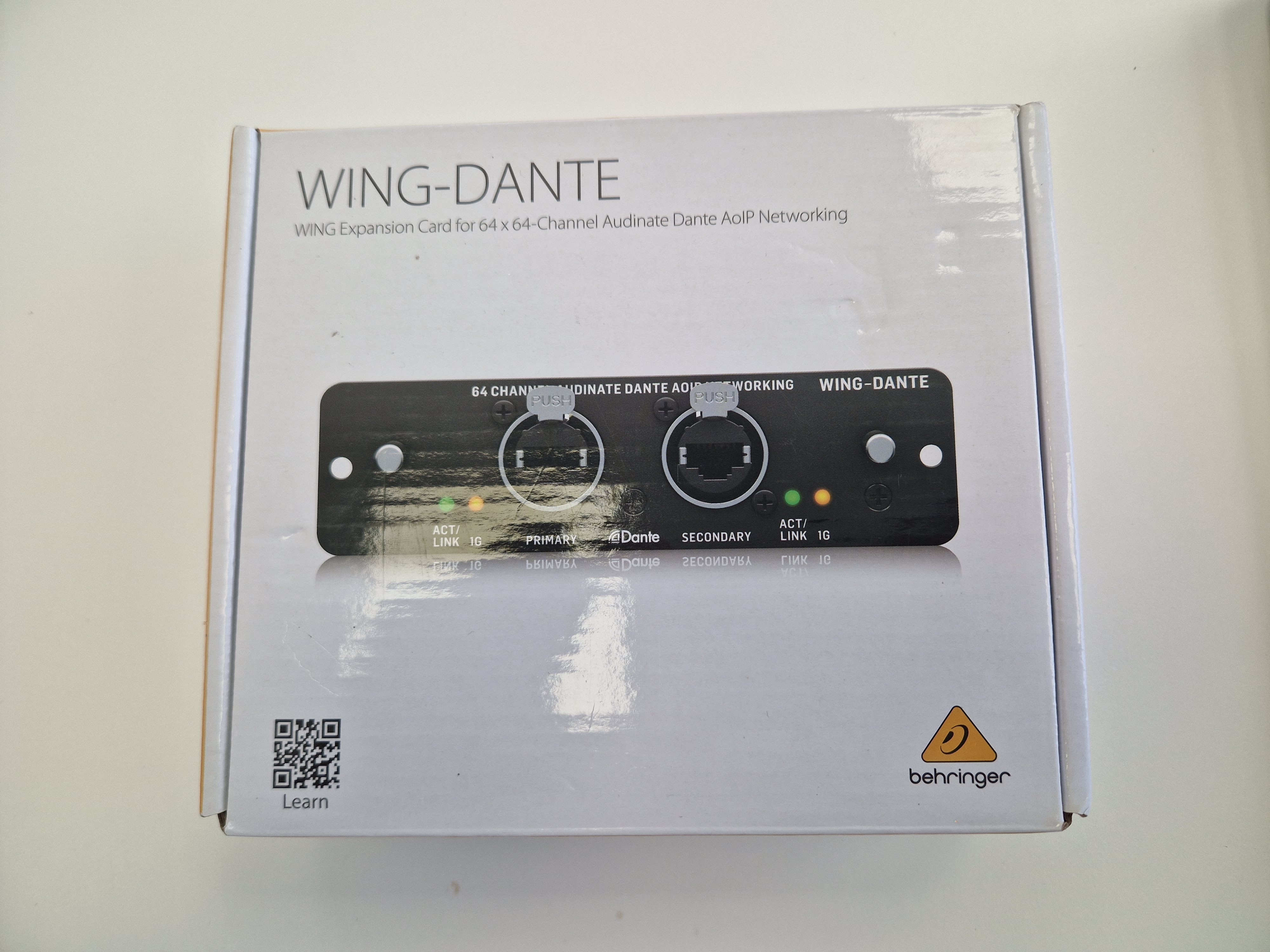 Behringer wing dante card