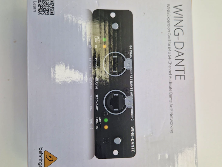 Behringer wing dante card