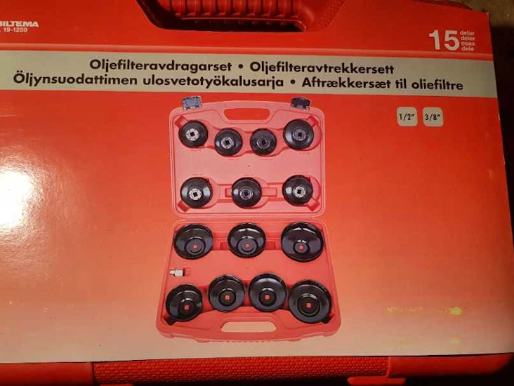 Oljefilteravtrekkersett