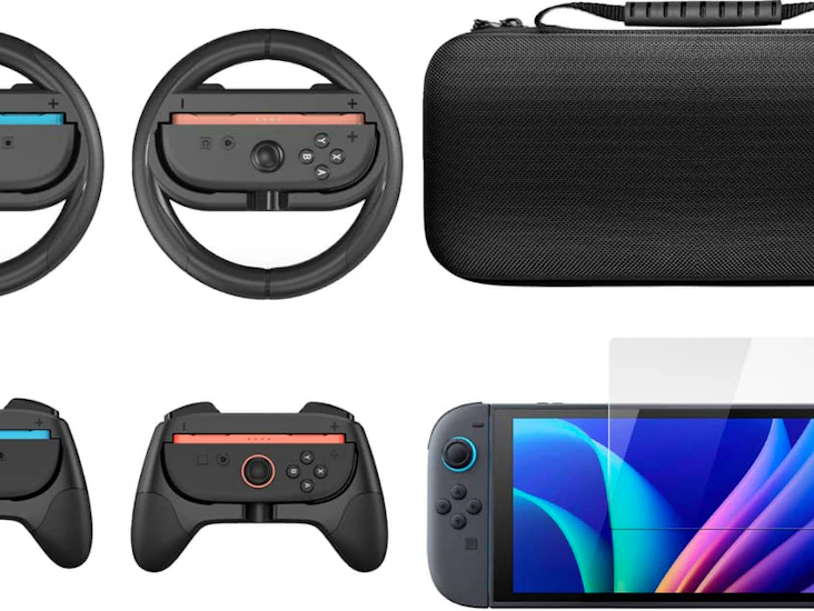 Nintendo switch 2 + 2 kontroller och spel