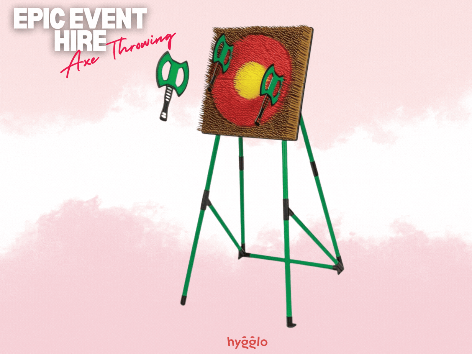 Soft safe axe throwing garden game | safe fun for weddings, parties & events