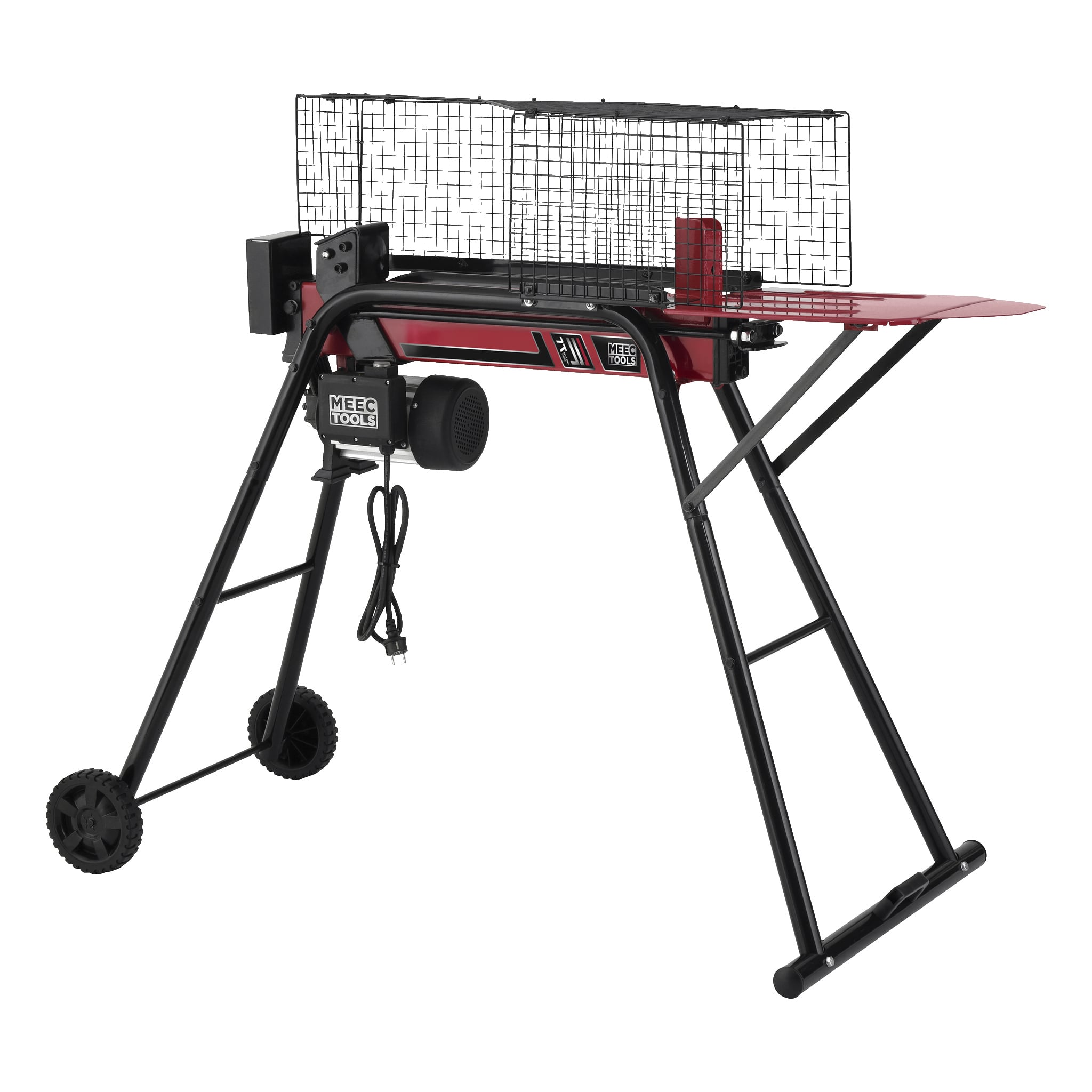 Meec tools vedkløyver 7 t 2,3 kw inkluder fireveis splitter 