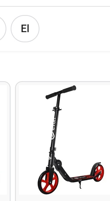 Blå sparkesykkel ungdom/voksen