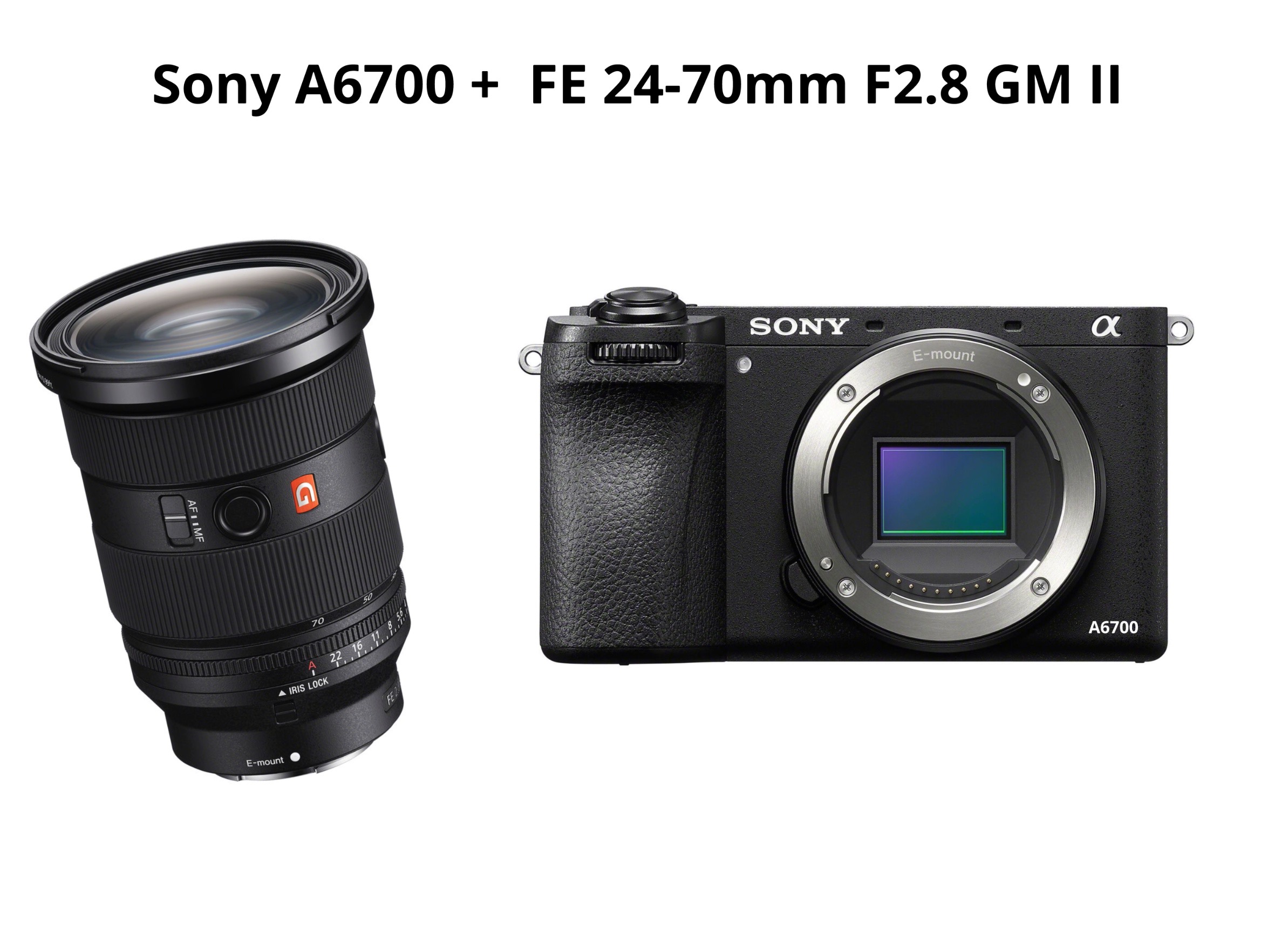 Sony a6700 + fe 24-70mm f2.8 gm ii