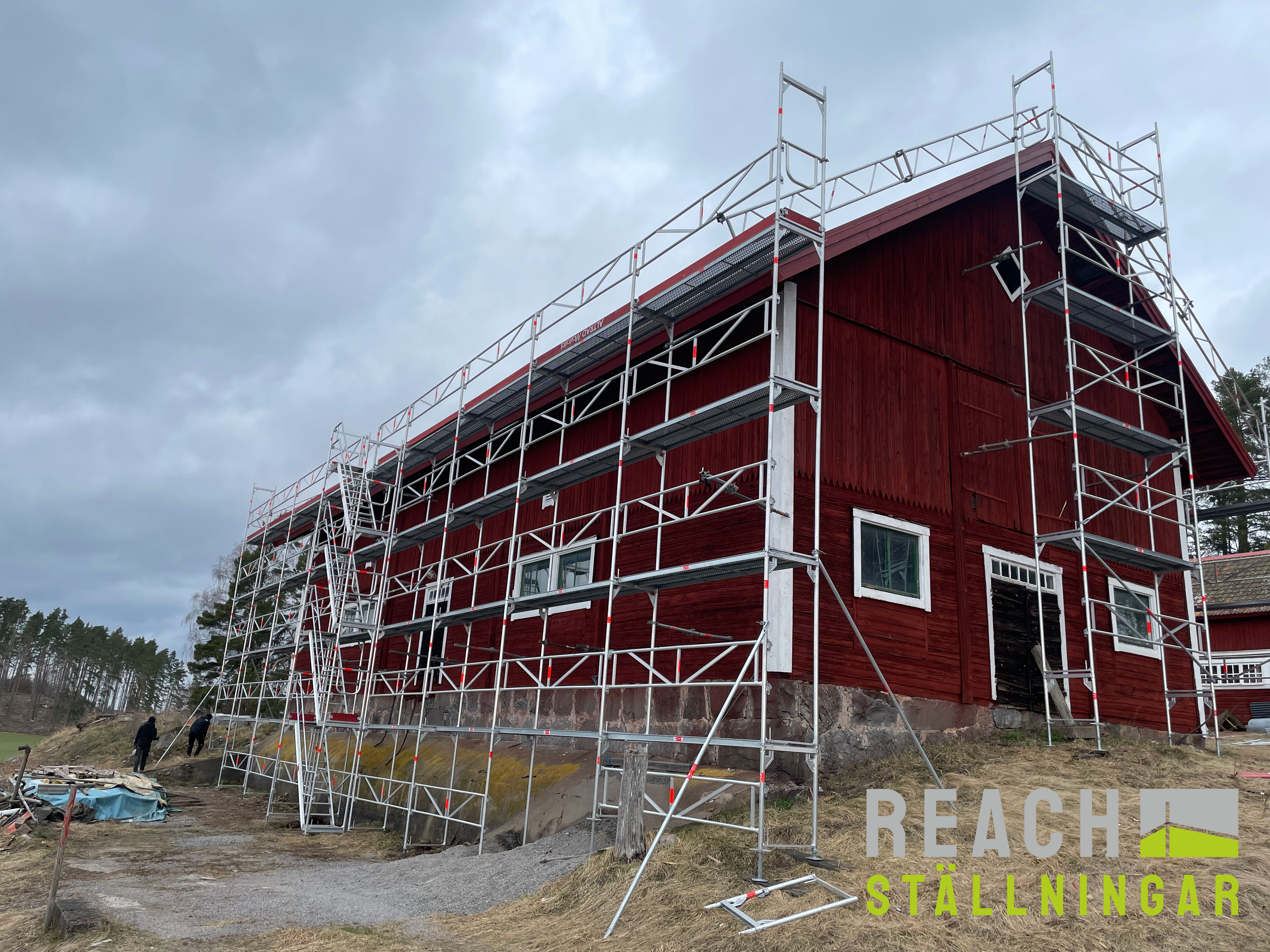 Byggställning aluminium ram