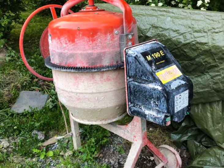 Rejäl betongblandare