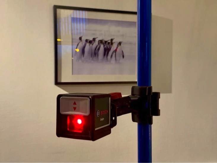 Lättanvänd krysslaser från bosch