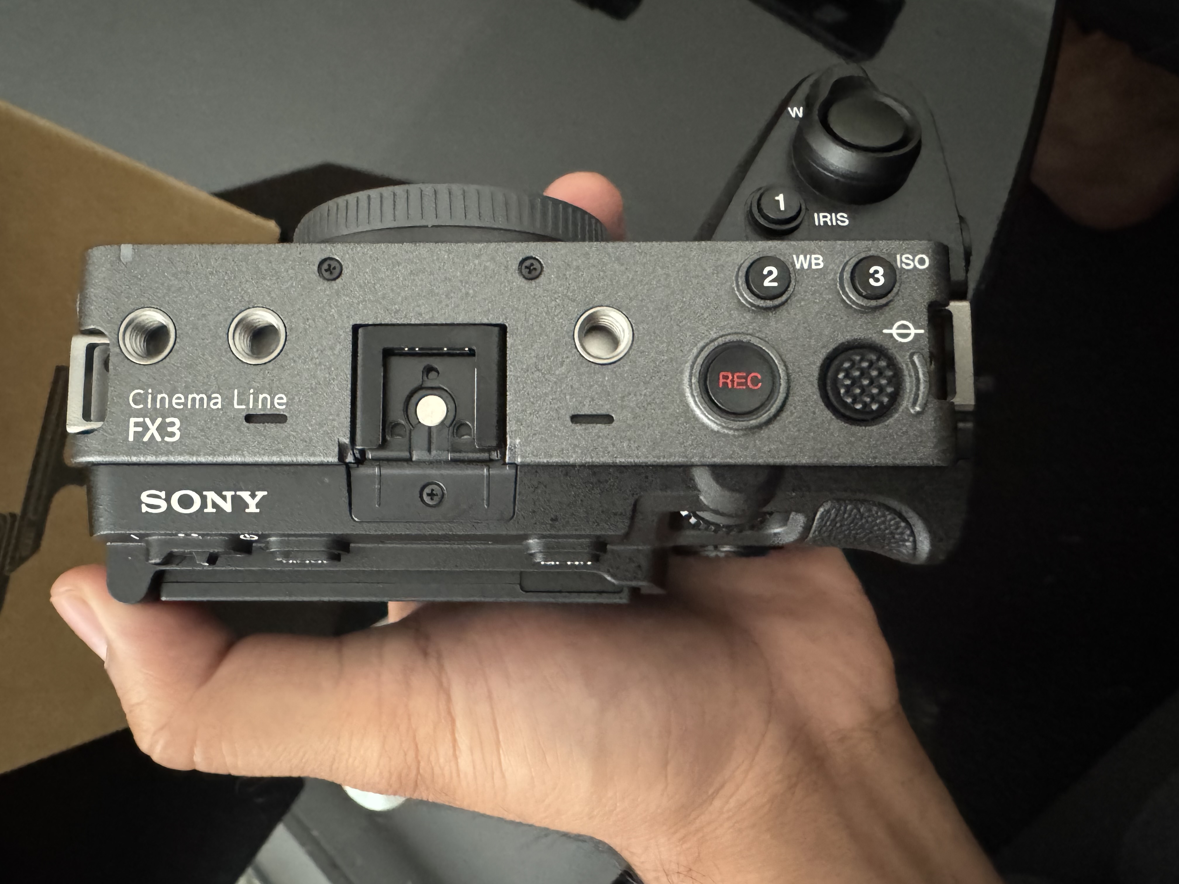 Sony fx3 cinema line full‑frame camera