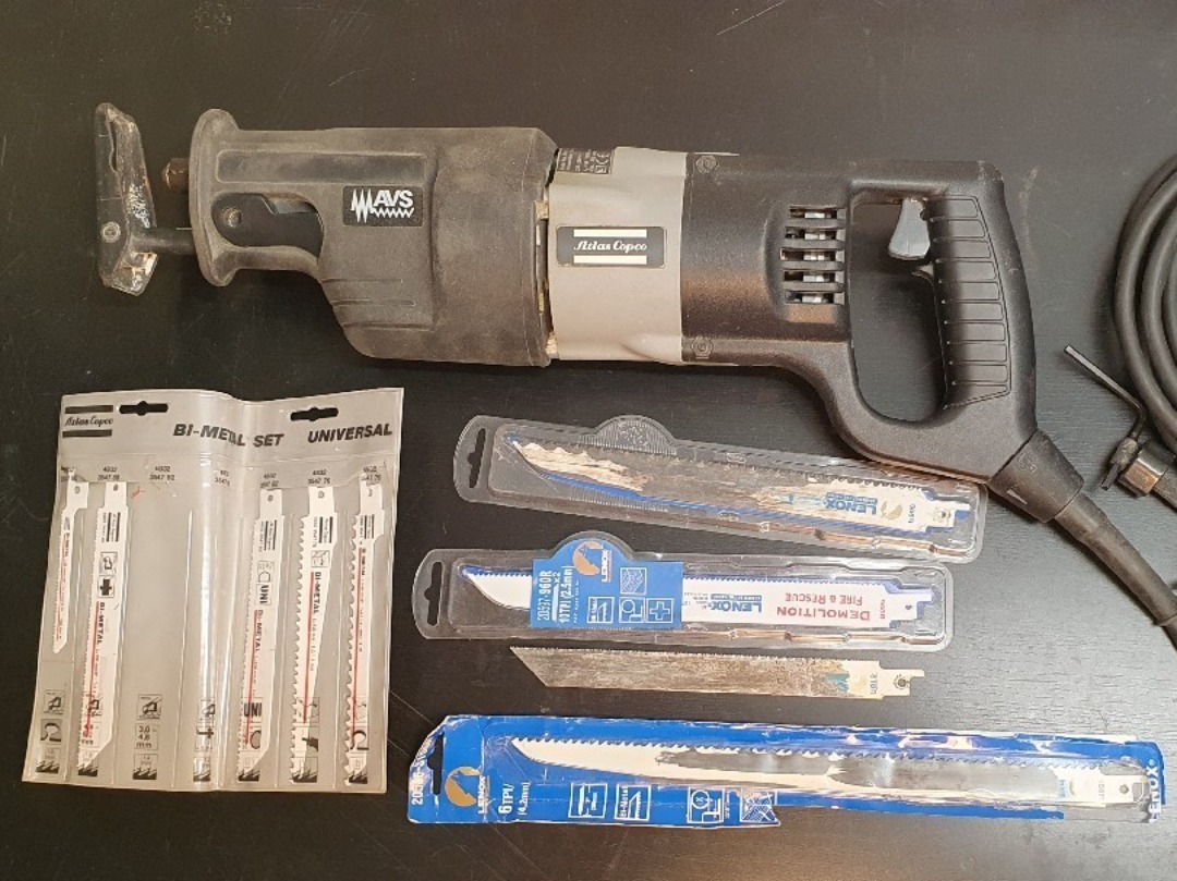 Atlas copco bajonettsag (milwaukee sawzall)
