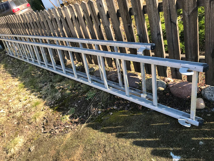 Lång steg i 2 delar (totalt 10 m)