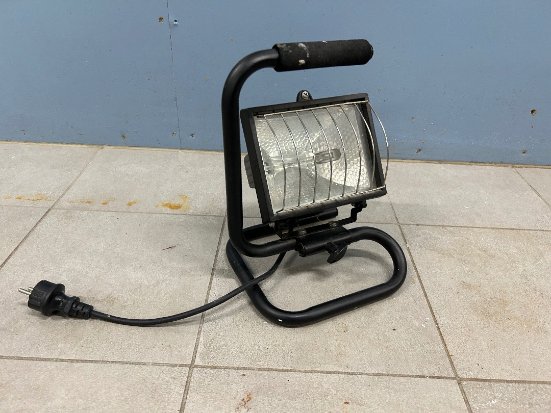 Kraftig halogen arbeidslys