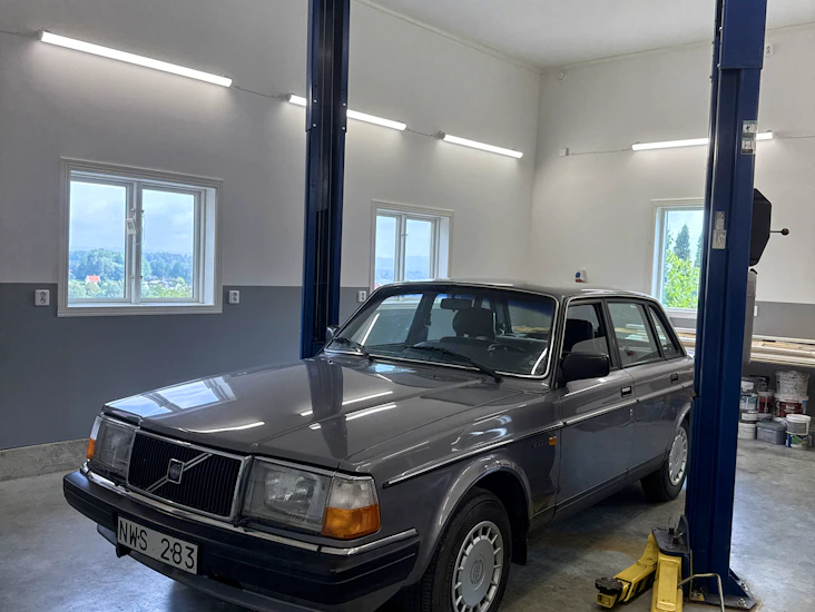 Billyft 2-pelare i verkstad(3,1ton)