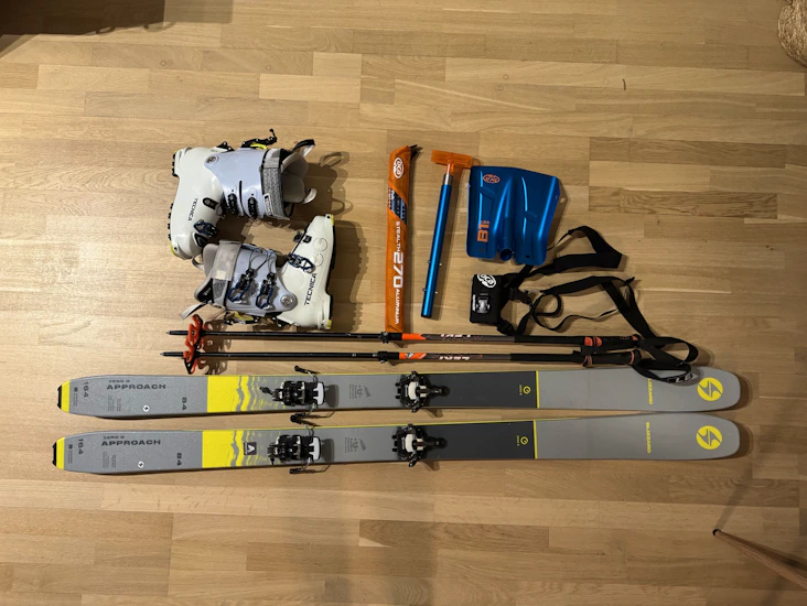 Toppturpakke til dame ca 165 høy og 38 i sko