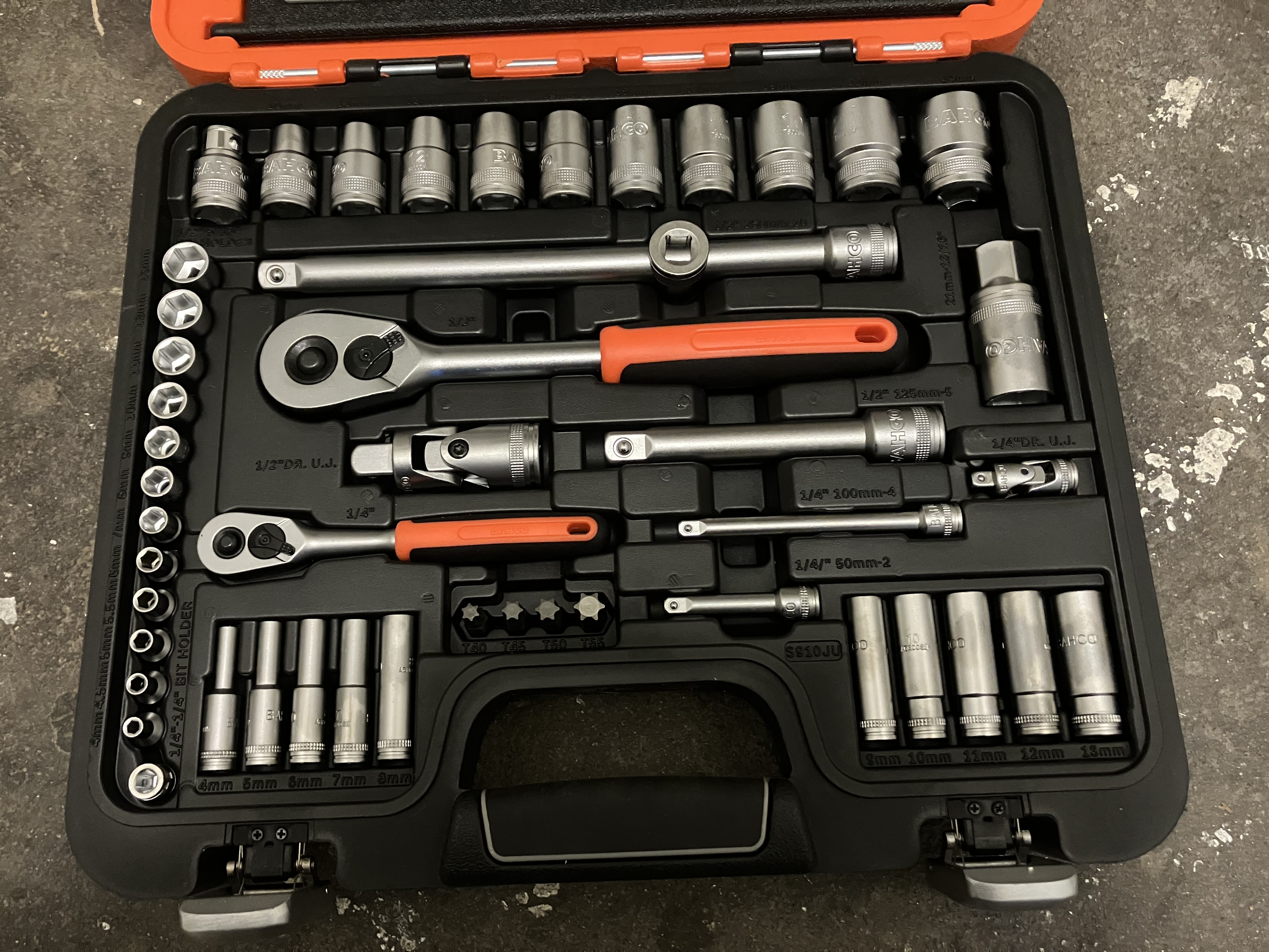 Pipenøkkelsett 91 deler 1/4"-1/2" bahco