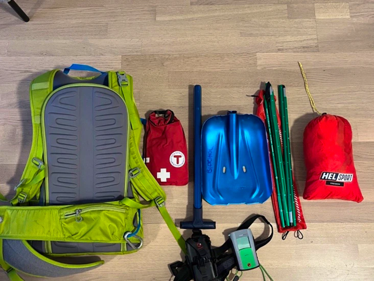 Skreddsett med ryggsekk