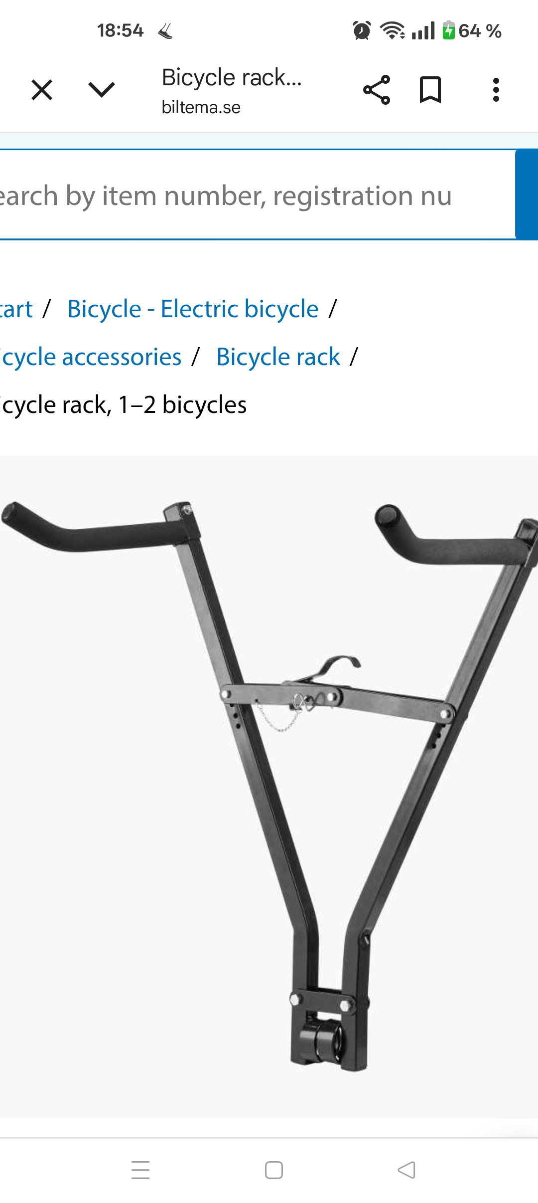 Cykelhallare 1-2 cyklar