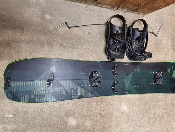 Komplett splitboardutrustning dam