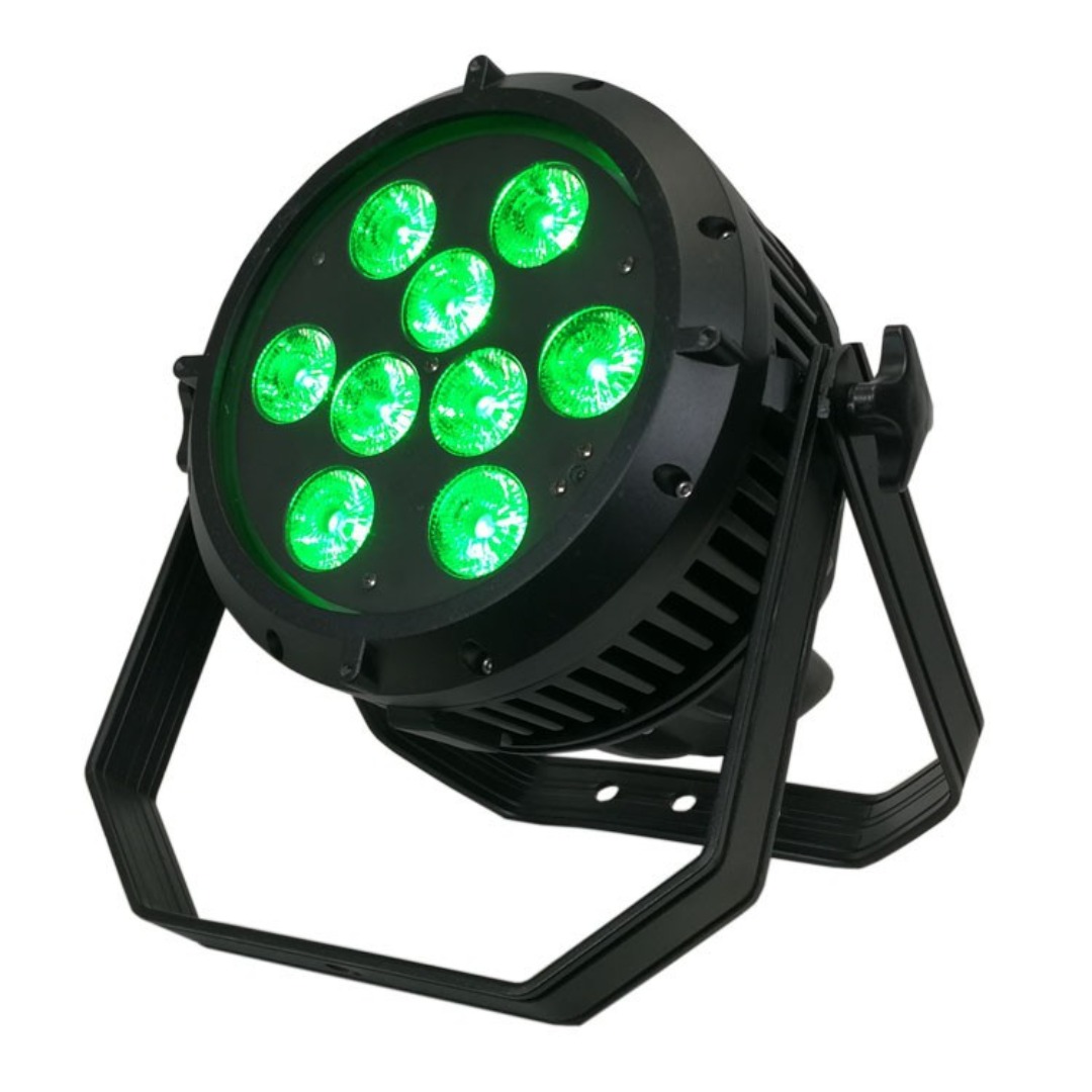 Par 180 w rgbaw+uv (ip65) med batteri 