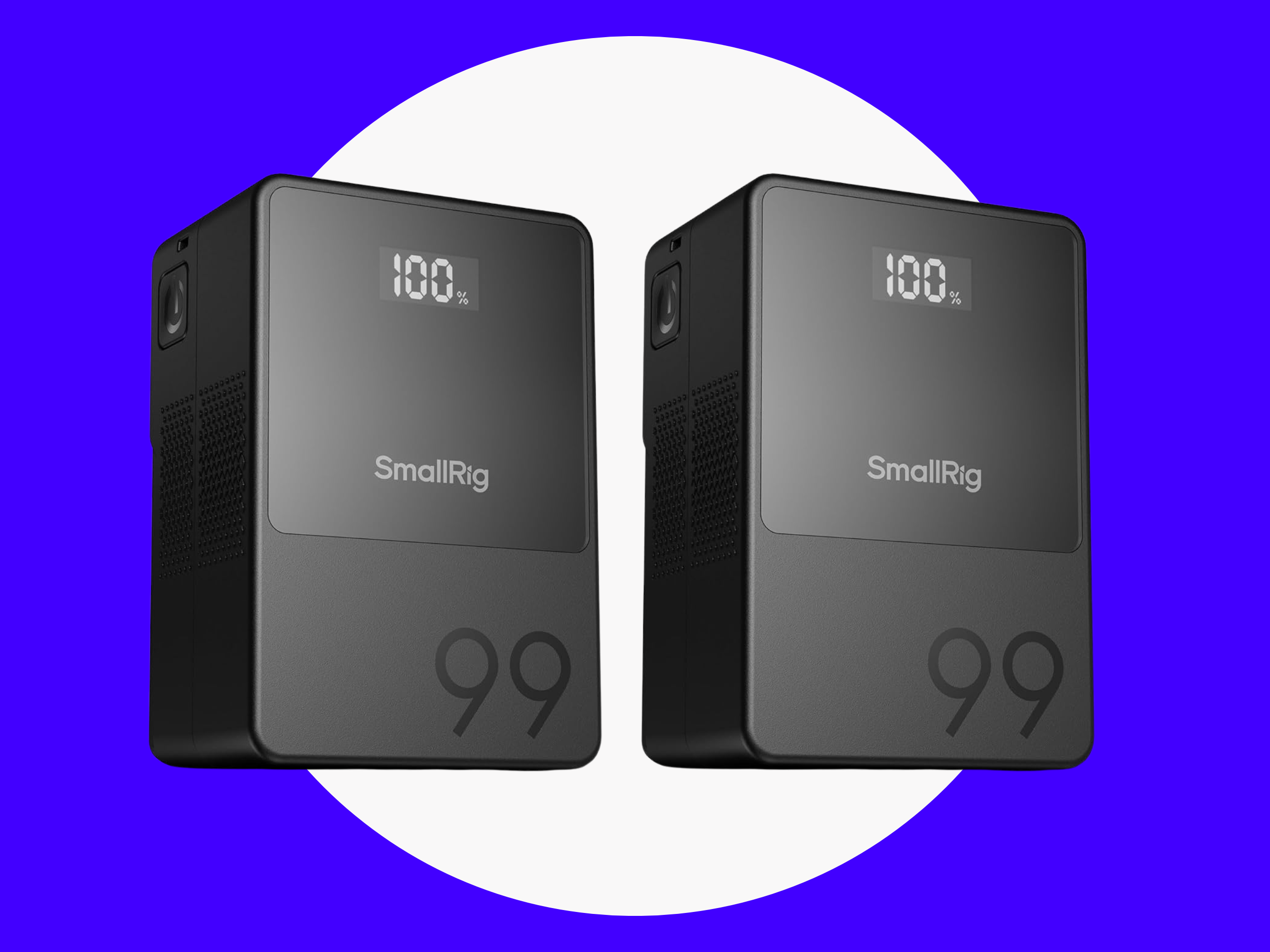 2 x smallrig vb99 99wh v mount batteries