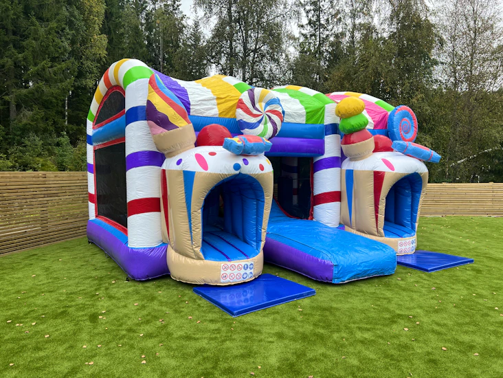 Hoppeslott xxl candy 16 pers