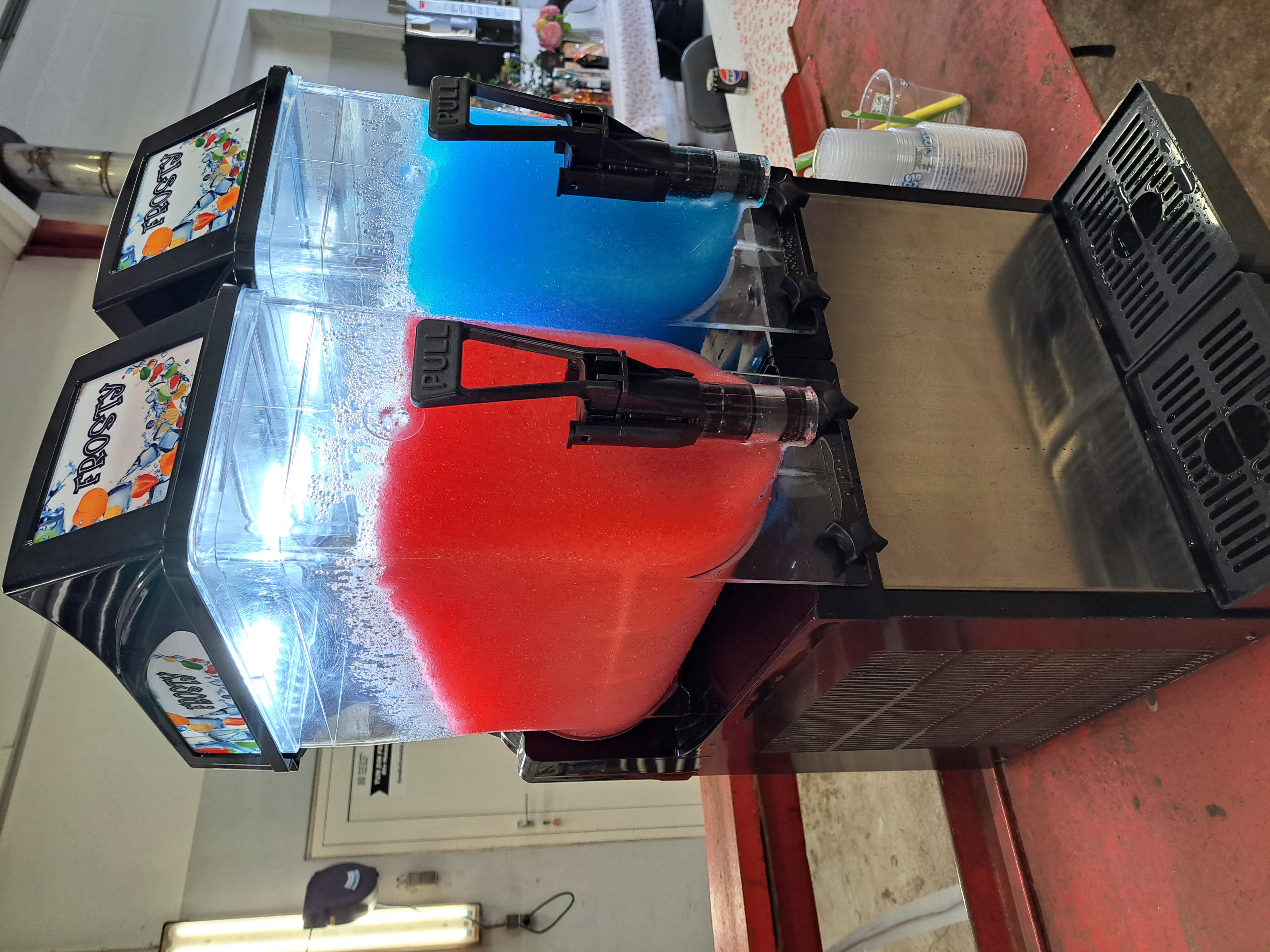 Slushice maskine m. 2 kamre