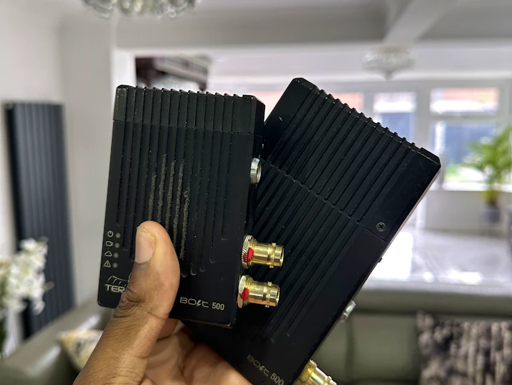 Teradek bolt 500 pro 1:1 wireless transmitter tx receiver rx kit