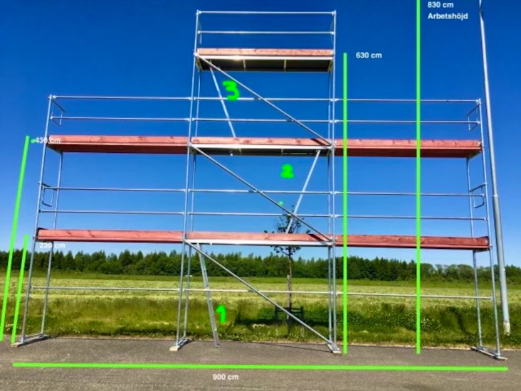 Byggställning fasadställning