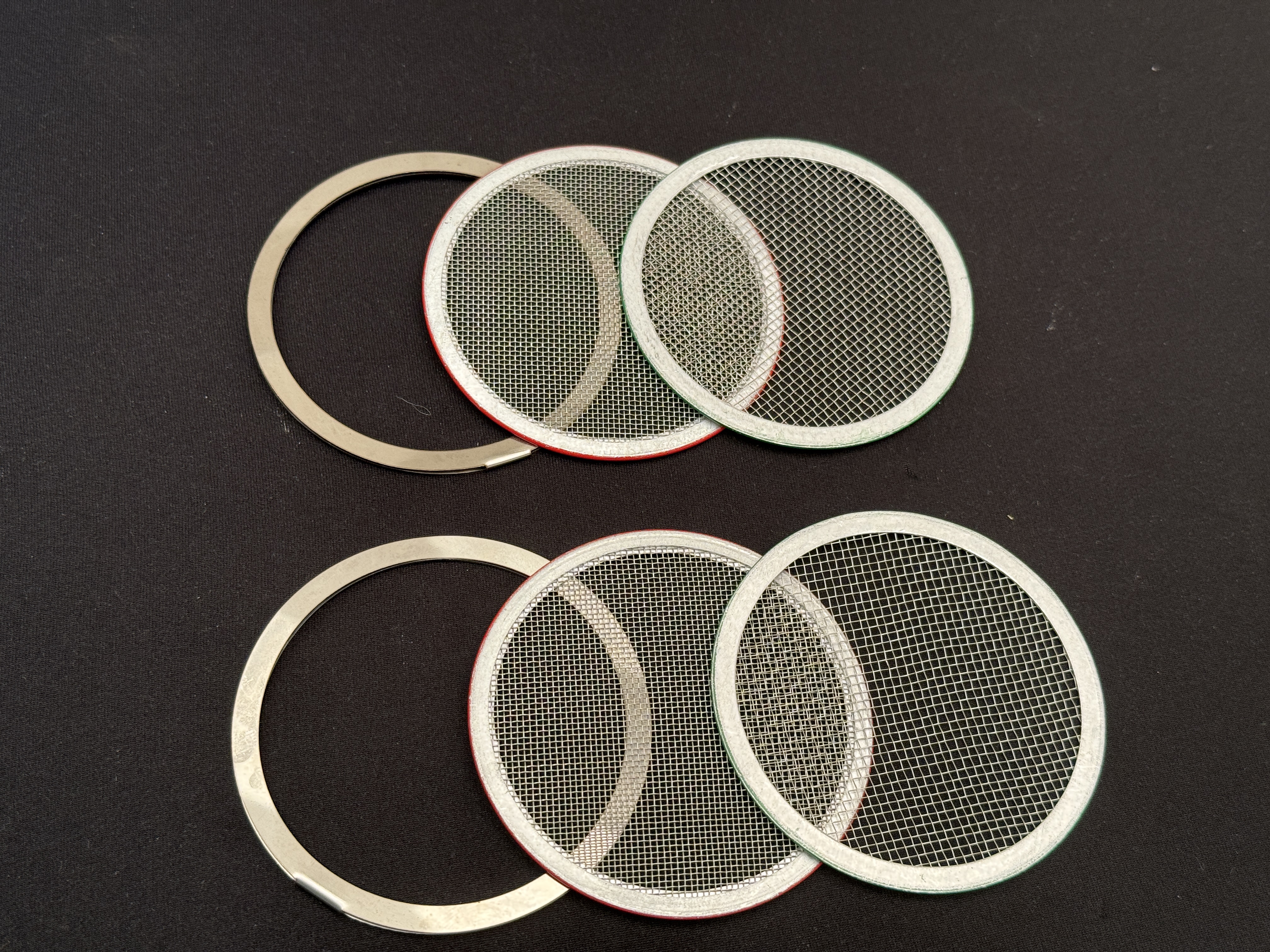 Set of scrims for 150w tungsten lights