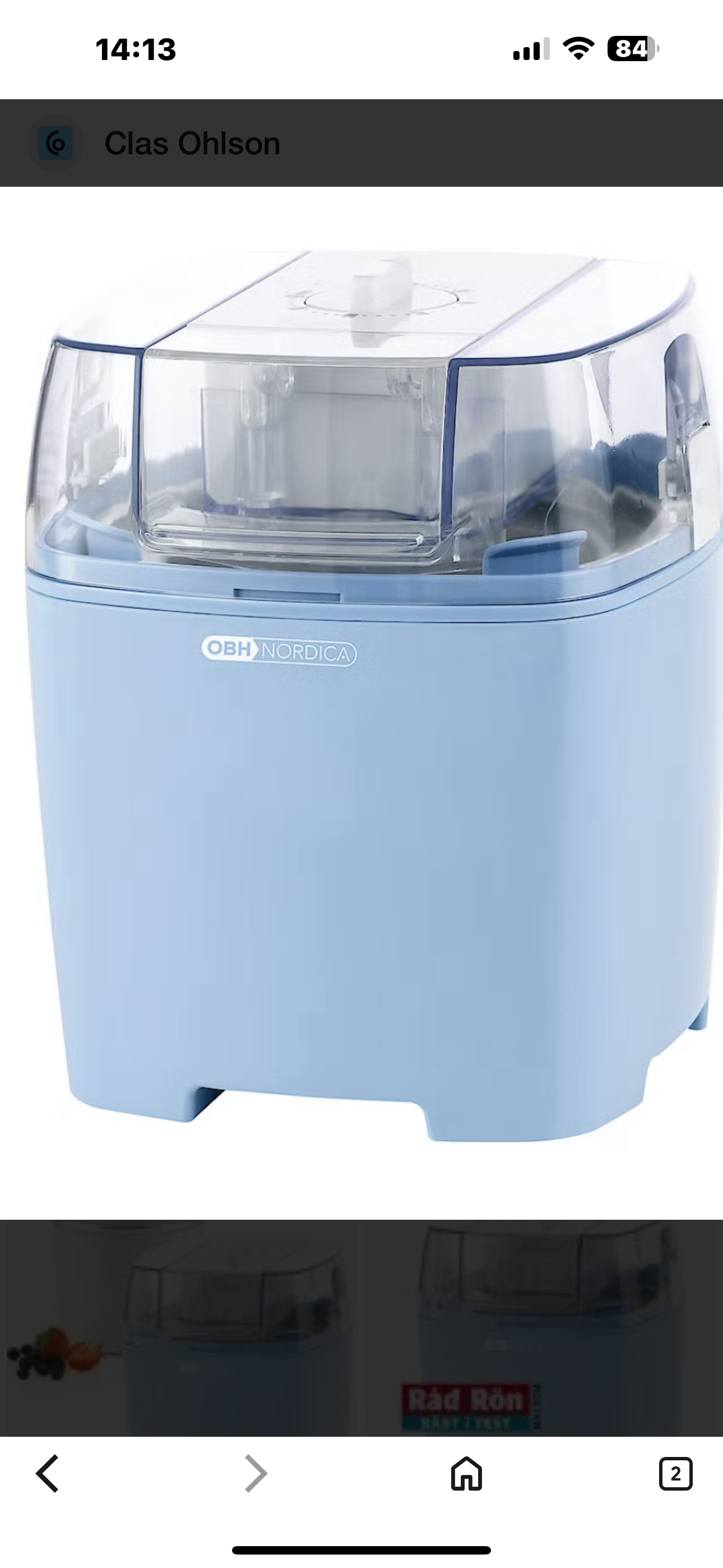 Glassmaskin obh norica