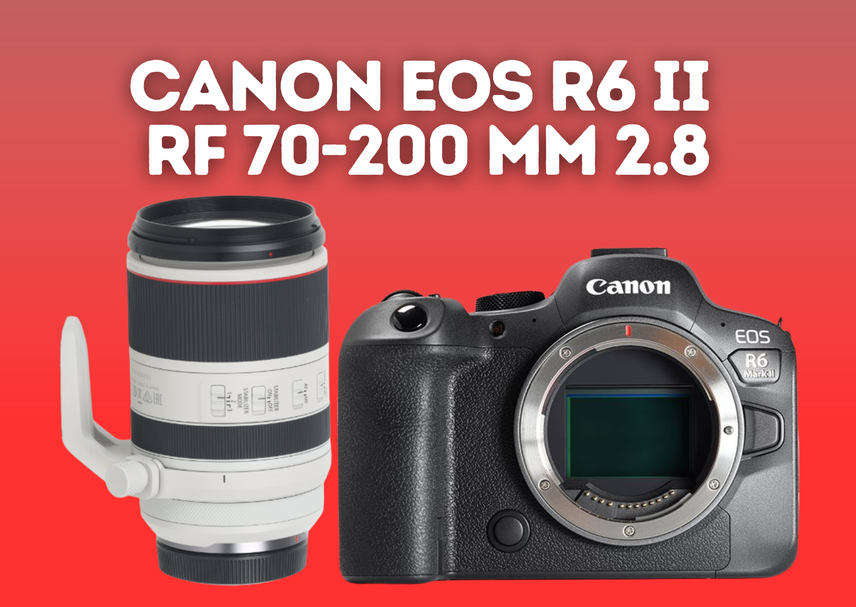 Canon r6 ii + rf 70-200mm 2.8