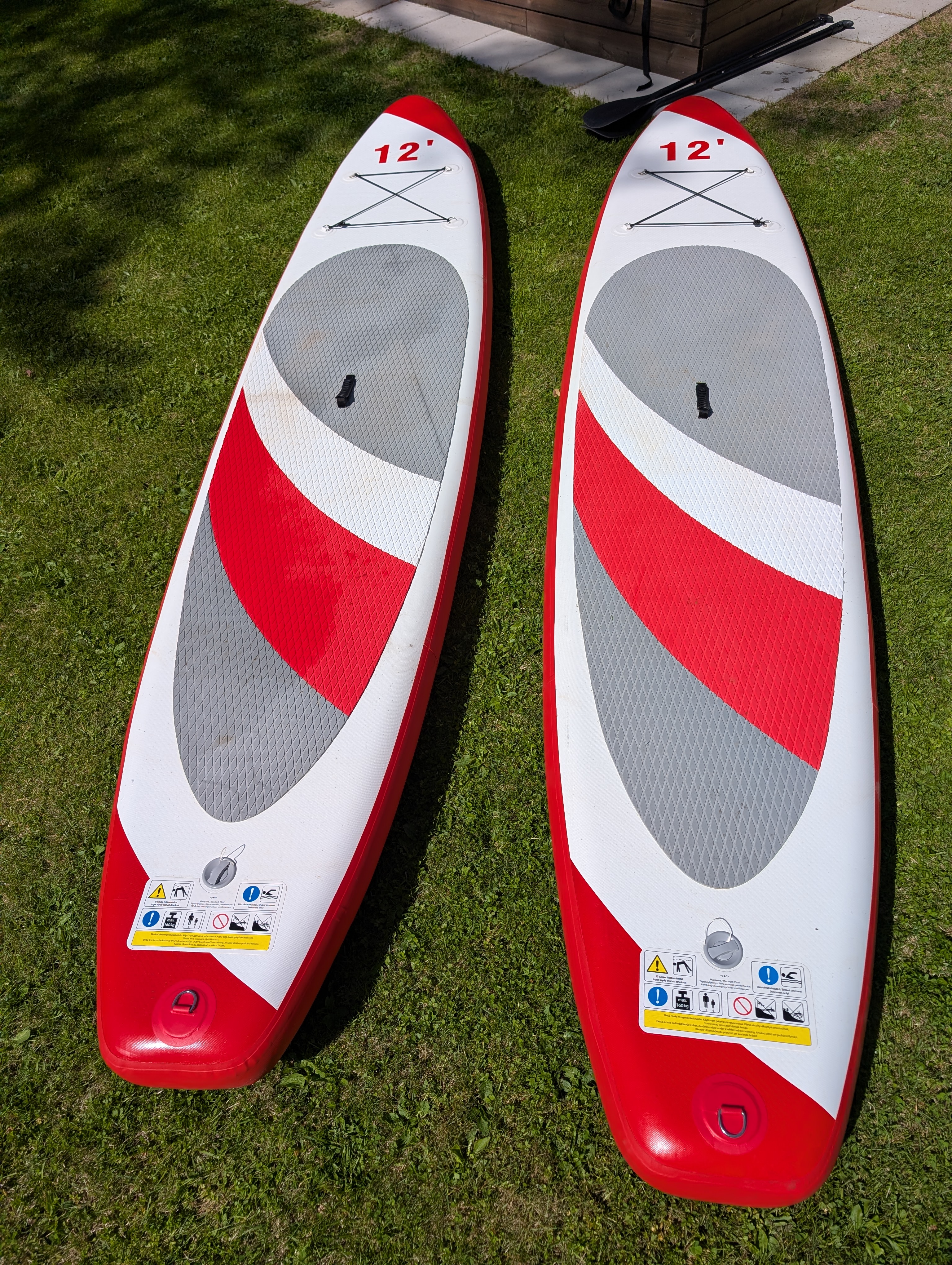 2kpl aloha red xl msl 12' sup-lautoja