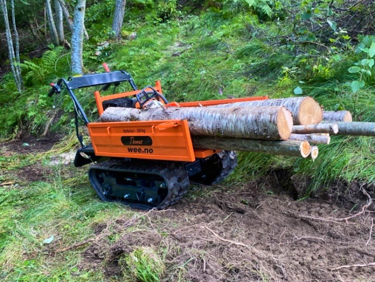 Minidumper med 300kg nyttelast