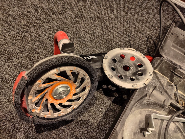 Betonihiomakone 150mm laikalla