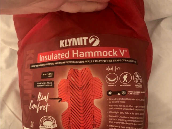 Liggeunderlag for hengekøye