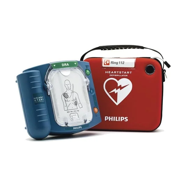 Hjärtstartare, defibrillator, philips hs1 (plomberad) till stora evenemang, bröllop, fester, tävlingar, m.m