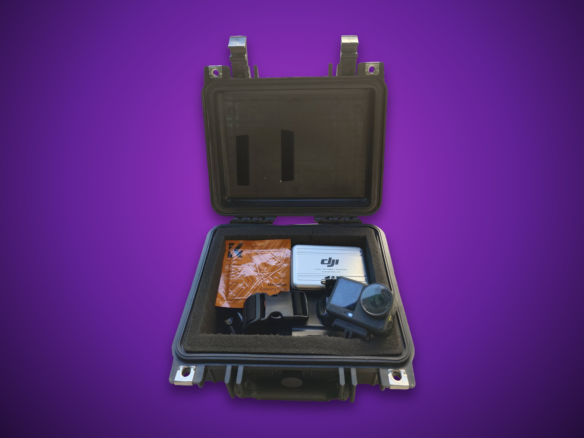Dji osmo action 6 — full kit bundle (mounts, 1tb + 128gb cards)