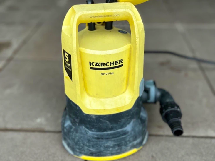 Kärcher flat. dränerar ned till 1mm