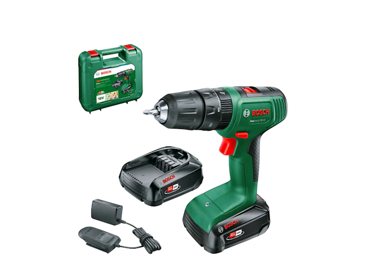 Bosch 18-v cordless drill with 2 batteries