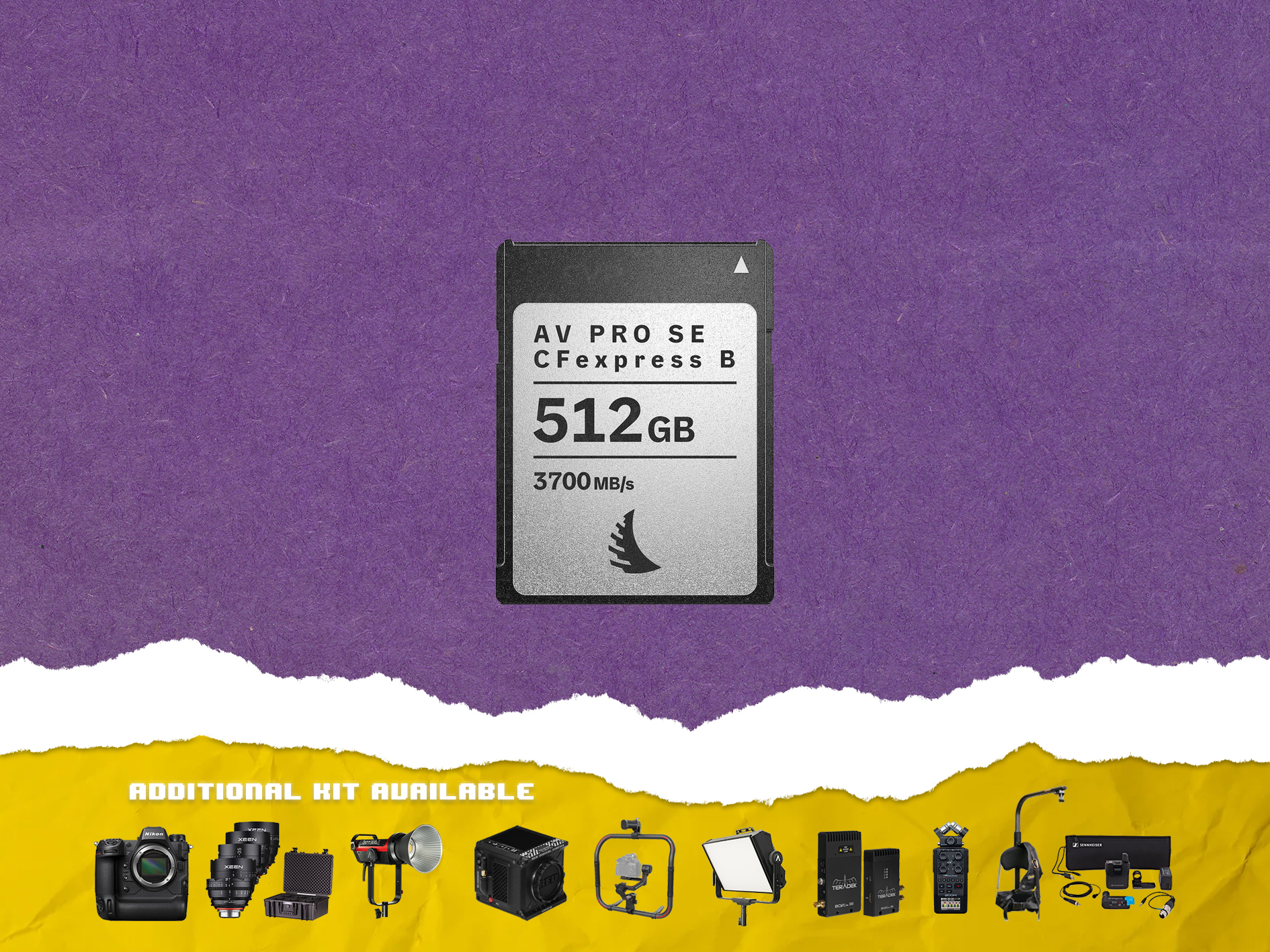 Angelbird 512gb cfexpress tybe b memory card