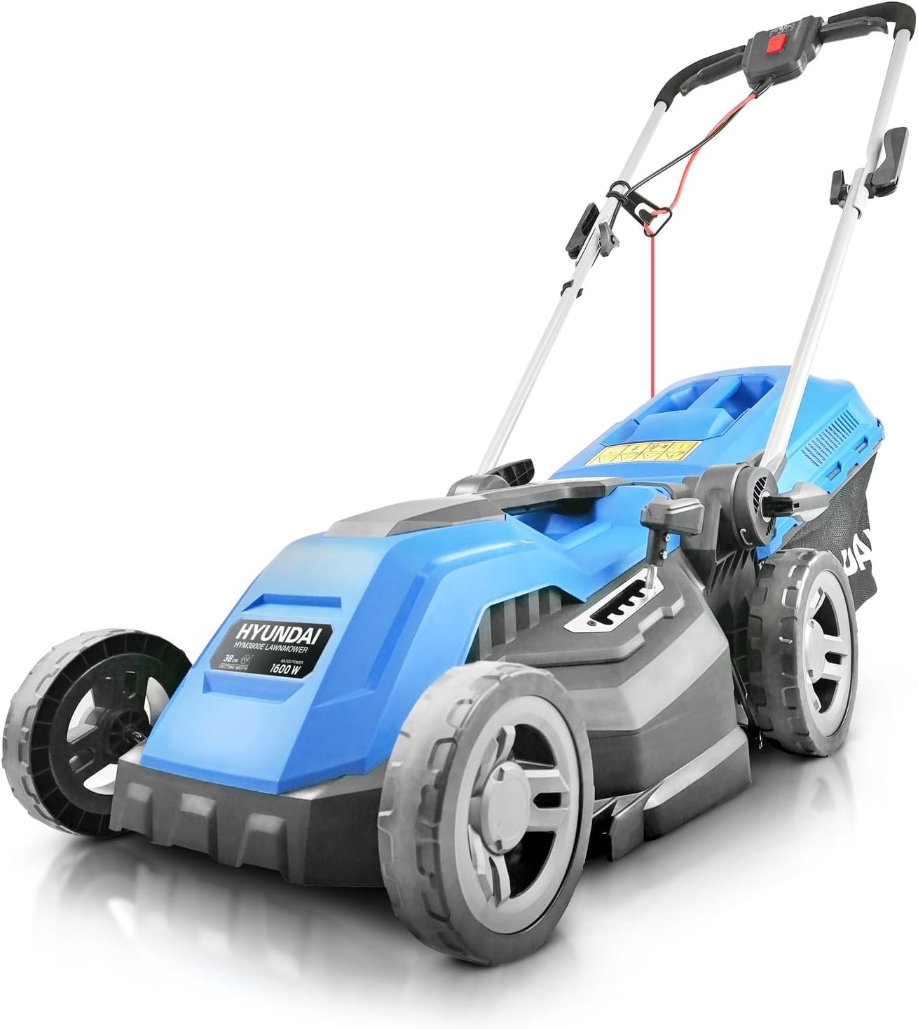 Hyundai hym3800e 1600w 230v corded electric rotary lawnmower 
