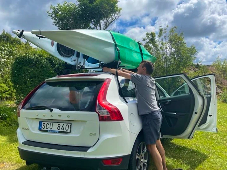 Kajakhållare takräcken