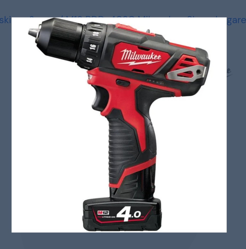 Proffs-borrskruvdragare milwaukee