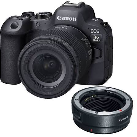 Canon r6 with adapter 
