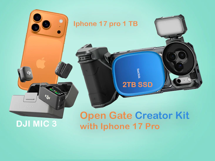 Opengate creator kit iphone 17 pro full cinematic setup