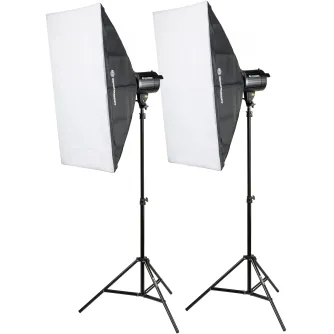 2x 300w daylight video lights & stands & modifiers (softbox, octa etc)