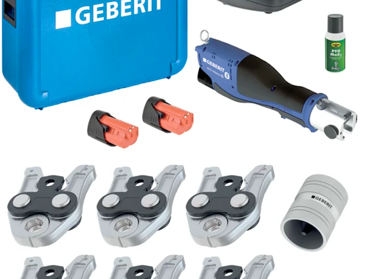 Geberit mapress presstang – 12, 15, 18, 22, 28 og 35 mm