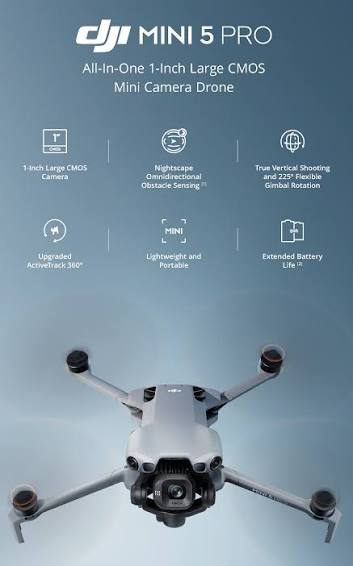 Dji mini 5 pro with fly more combo